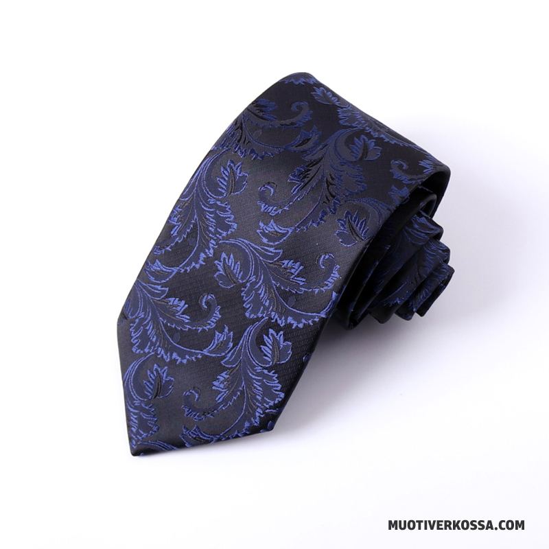 Krawat Męskie Z Pracy Ślubna Pan Młody Sukienka Biznes Niebieski Czarny