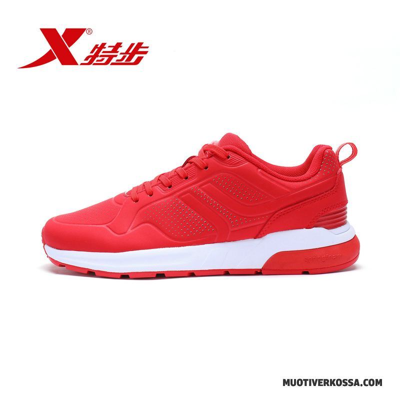 Buty Sportowe Damskie Lato Casual Odporne Na Zużycie Moda Proste Antypoślizgowe Czerwony
