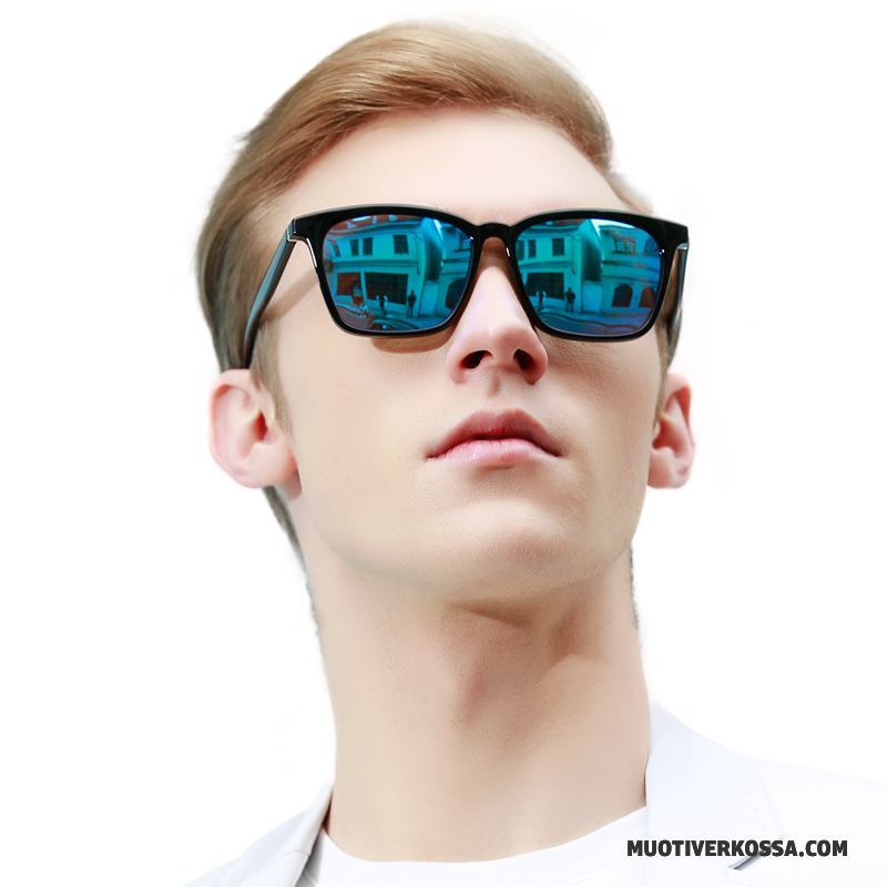 Okulary Przeciwsłoneczne Męskie Młodzież Krótkowzroczność Ochrona Przed Słońcem Osobowość Nowy Polaryzator Niebieski