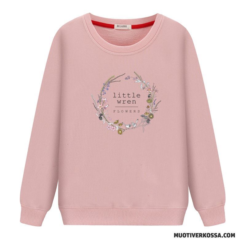 Bluza Z Kapturem Damskie Bluzy Z Kapturem Tendencja Cienkie Pullover Okrągły Dekolt Student Biały