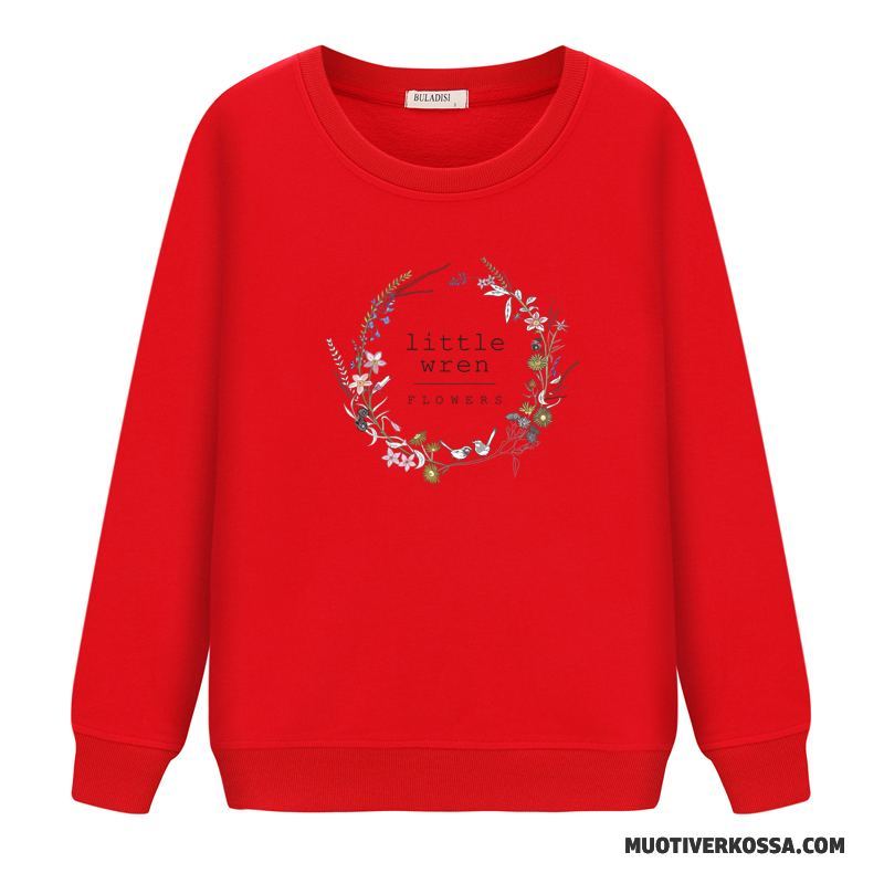 Bluza Z Kapturem Damskie Bluzy Z Kapturem Tendencja Cienkie Pullover Okrągły Dekolt Student Biały