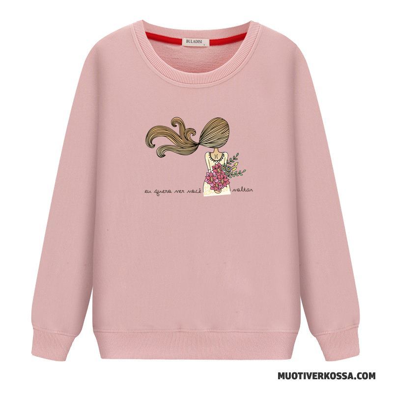 Bluza Z Kapturem Damskie Bluzy Z Kapturem Tendencja Cienkie Pullover Okrągły Dekolt Student Biały