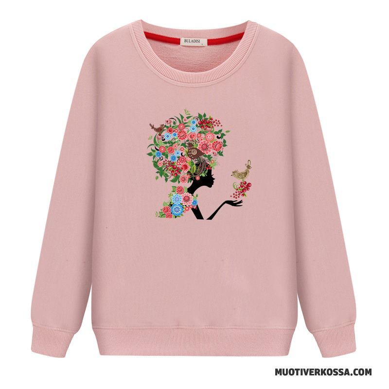 Bluza Z Kapturem Damskie Bluzy Z Kapturem Tendencja Cienkie Pullover Okrągły Dekolt Student Biały