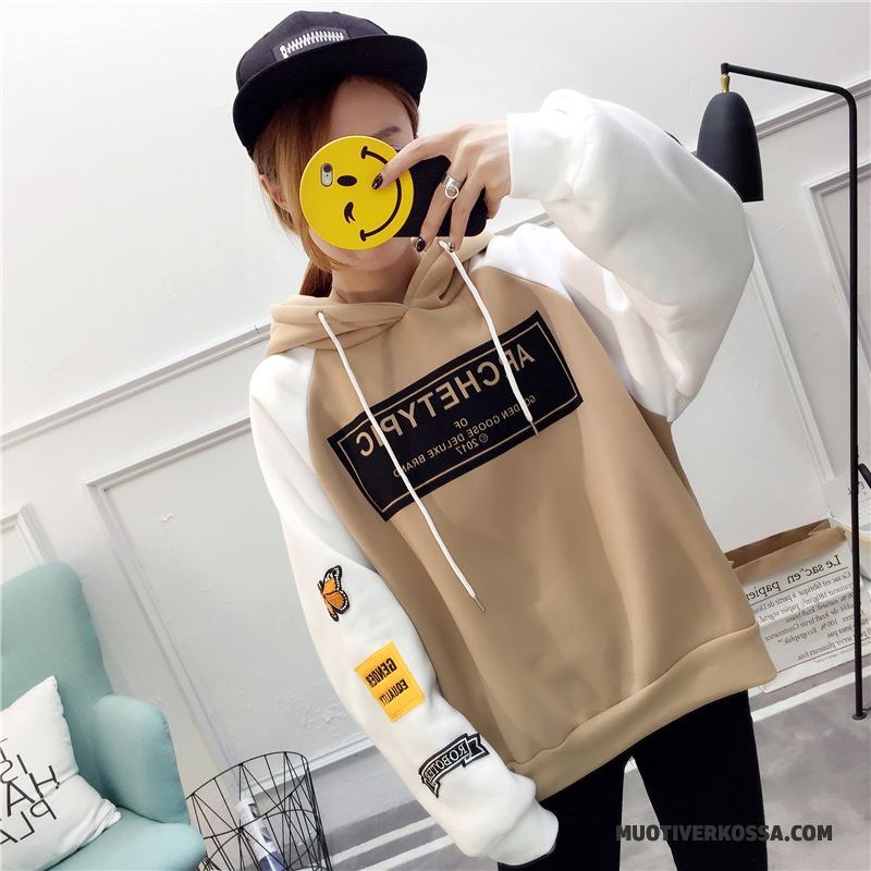 Bluza Z Kapturem Damskie Pullover Tendencja Odzież Zimowa Bluzy Z Kapturem Student 2018 Czarny