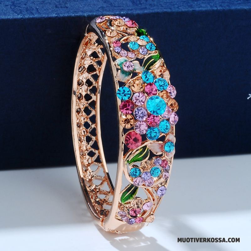 Bransoletka Damskie Bransoletki Akcesoria Moda Kryształ Damska Rhinestone Złoty Zielony