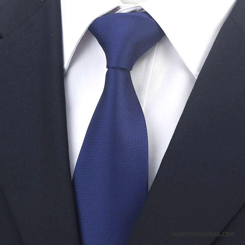 Krawat Męskie Oryginalne Biznes Sukienka Ciemno Niebieski Czerwony