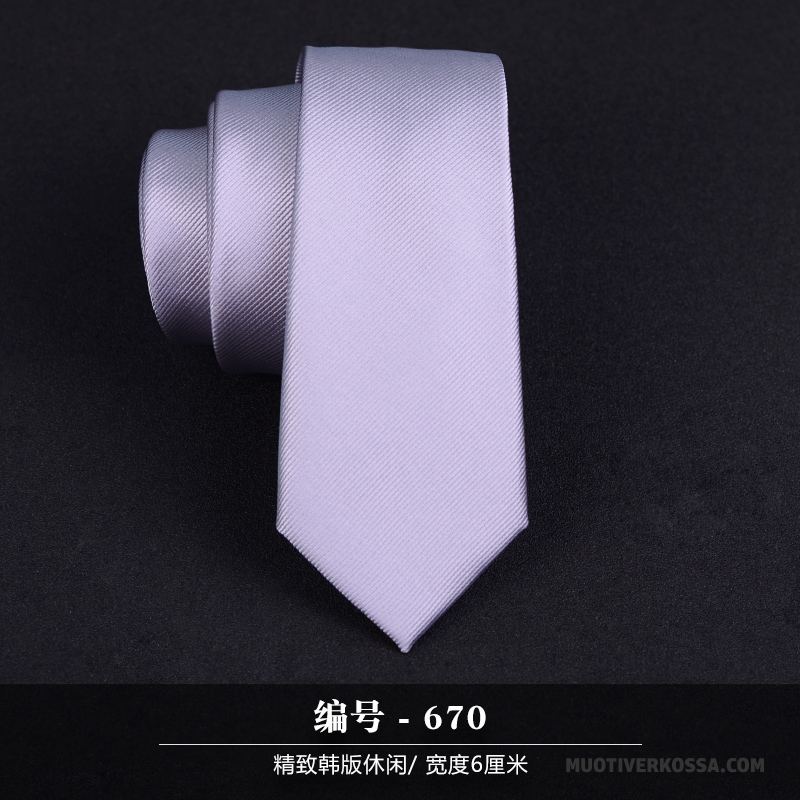 Krawat Męskie Pudełko Na Prezenty Pan Młody Casual Ślubna Wąskie Ukośne Paski Czysta Srebrny Czarny