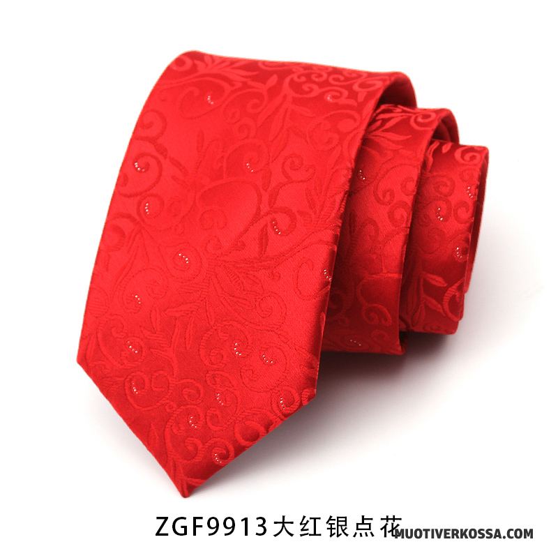 Krawat Męskie Sukienka Pan Młody W Paski Biznes Z Pracy Ślubna Niebieski Czerwony