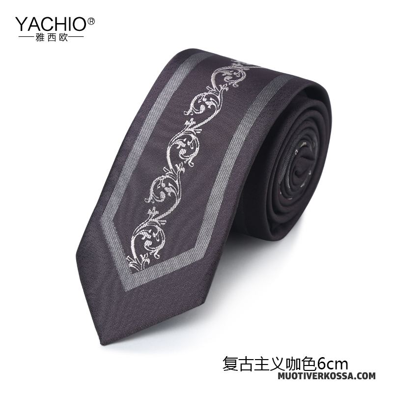 Krawat Męskie Wzór 6 Cm Sukienka Pudełko Na Prezenty Wąskie Oryginalny Kolor