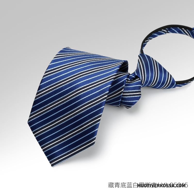 Krawat Męskie Z Pracy Zamek Pudełko Na Prezenty Biznes Sukienka Leniwy Niebieski