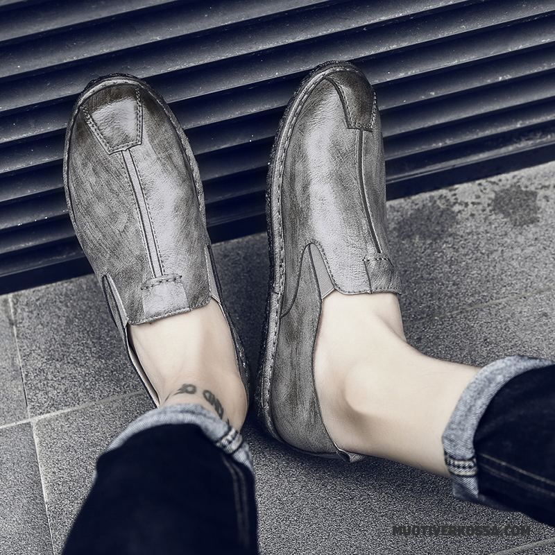 Mokasyny Męskie Buty Buty Żeglarskie Casual Slip On Tendencja Lato