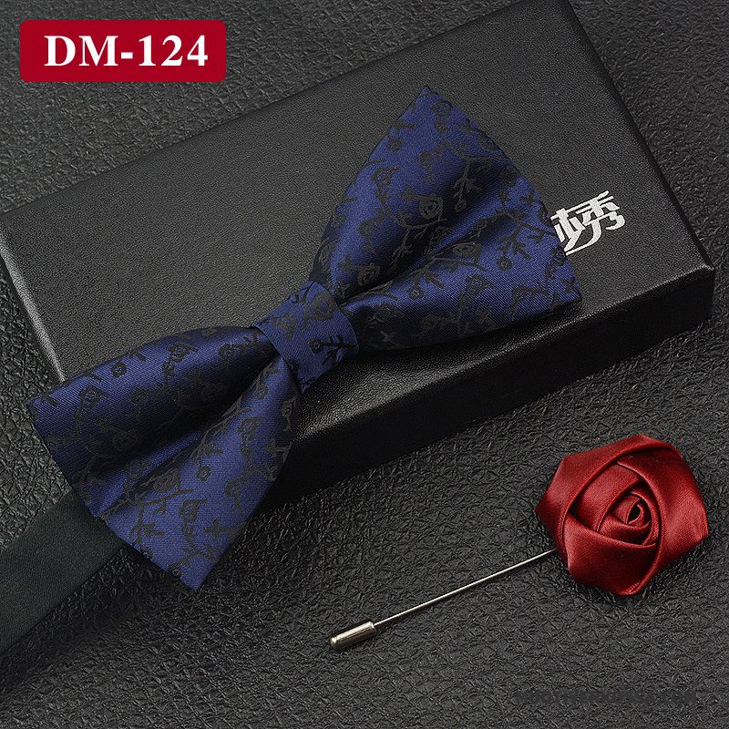 Muszka Męskie Brytyjski Ślubna Pan Młody Sukienka Groomsmen Burgund Czarny