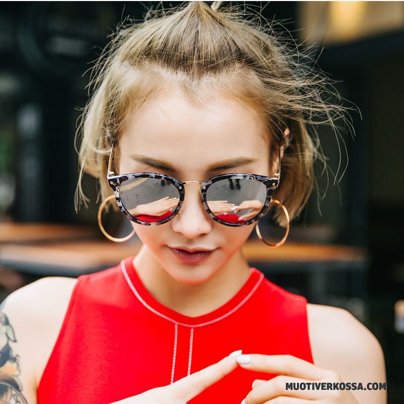 Okulary Przeciwsłoneczne Damskie Damska Nowy Przezroczysty 2018 Długie Trendy Złoty Fioletowy Proszek Czerwony