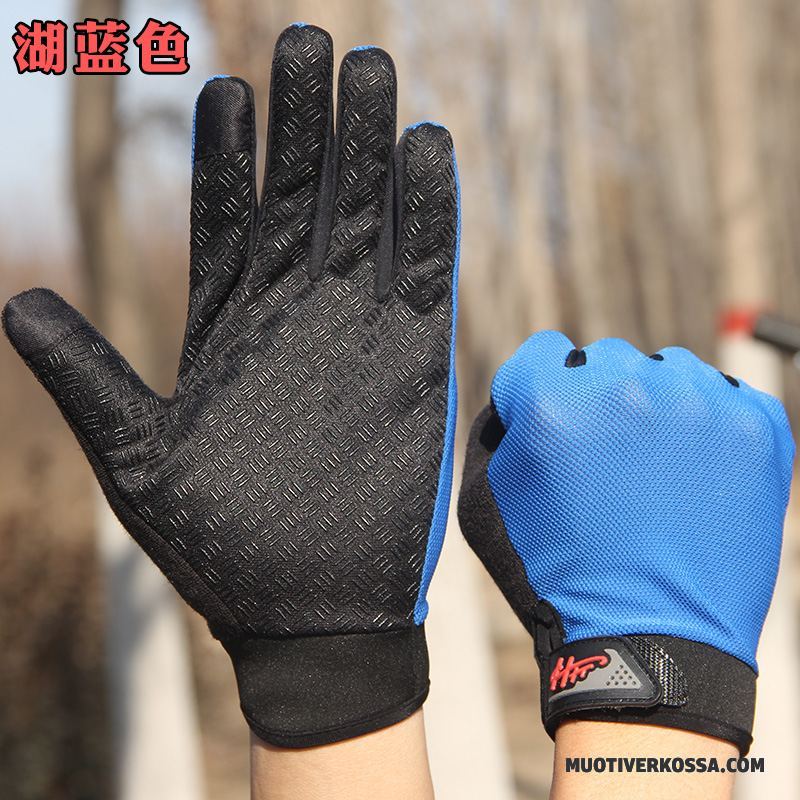 Rękawiczki Męskie Damska Outdoor Dla Kierowców Jesień Trekkingowa Jazdy Szary