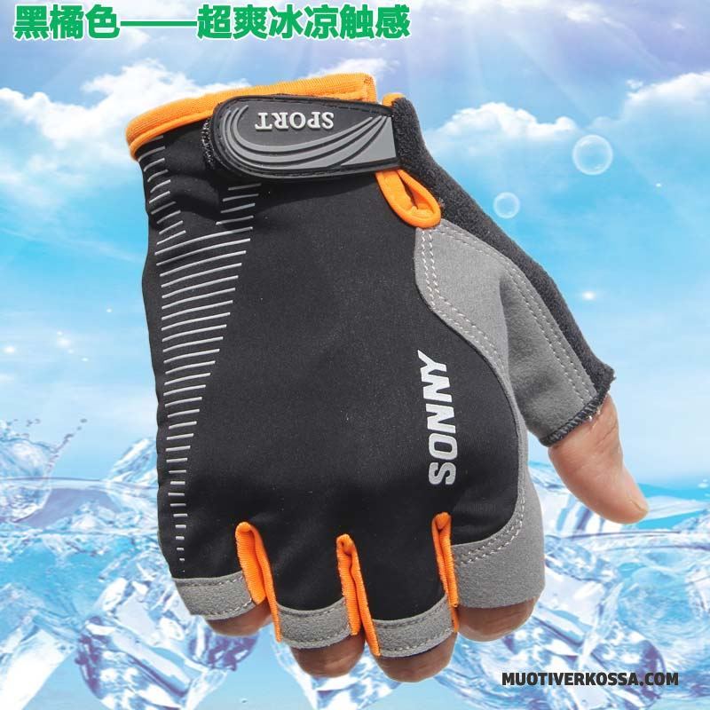 Rękawiczki Męskie Dla Kierowców Sportowe Cienkie Antypoślizgowe Ochrona Przed Słońcem Jazdy Granatowy
