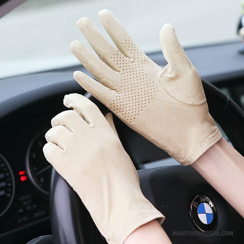 Rękawiczki Męskie Ochrona Przed Słońcem Damska Każdego Dnia Ekran Dotykowy Dla Kierowców Cienkie Zielony
