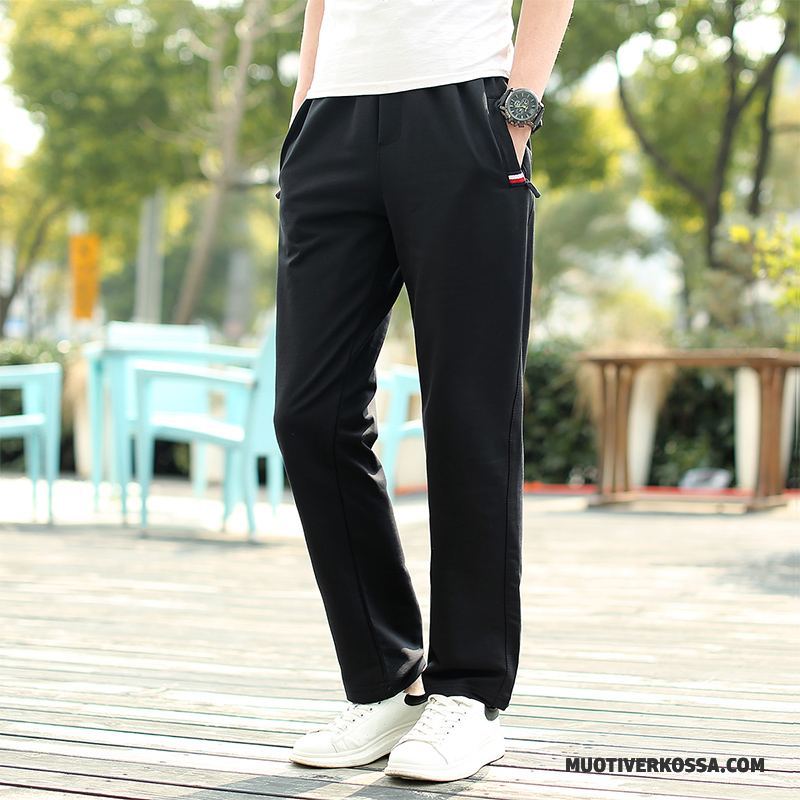 Spodnie Męskie Spodnie Dresowe Duży Rozmiar Młodzież Tendencja Proste Elastyczne Szary