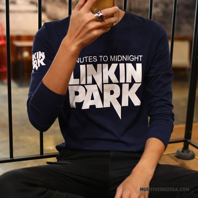 T-shirt Z Długim Rękawem Męskie Krótki Rękaw Długi Rękaw Bawełna Topy Lato Tendencja Szary