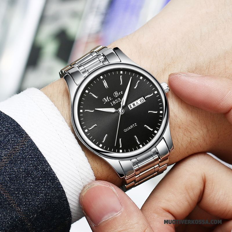 Zegarek Męskie Automatycznie Trendy Prawdziwa Skóra Zegarek Na Rękę Koronka Nowy Brązowy