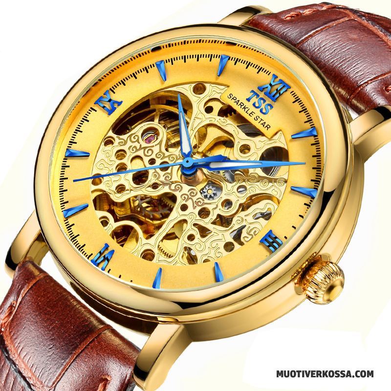 Zegarek Męskie Nowy Zegarek Na Rękę Casual Koronka Trendy Wodoodporny Złoty Biały